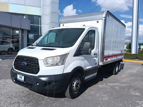 Ford Transit Chasis Diesel Chasis Mediana usado (2015) color Blanco financiado en mensualidades(enganche $69,440 mensualidades desde $7,576)
