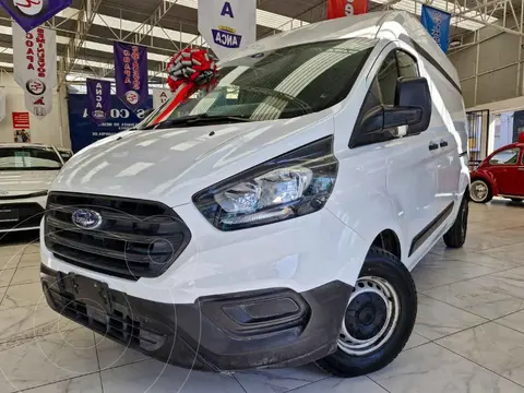 Ford Transit Custom Van Larga Plus usado (2020) color Blanco financiado en mensualidades(enganche $129,165 mensualidades desde $10,638)