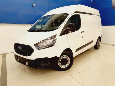 Ford Transit Custom VAN Larga Aa usado (2018) color Blanco financiado en mensualidades(enganche $99,750 mensualidades desde $7,170)