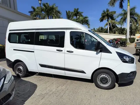 Ford Transit Custom Van Larga 9 Pasajeros usado (2021) color Blanco precio $598,000