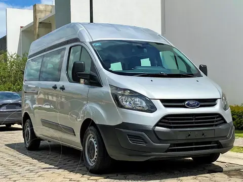 Ford Transit Custom VAN Larga Techo Alto Aa usado (2016) color Plata financiado en mensualidades(enganche $85,800)