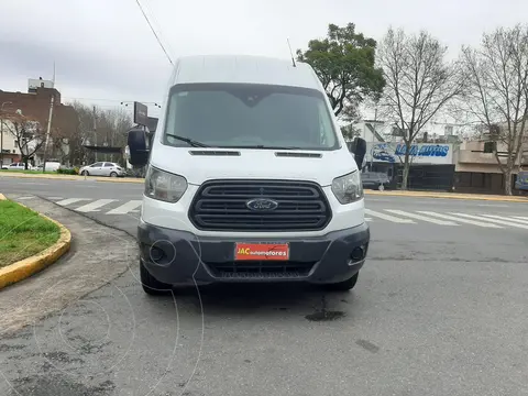 Ford Transit Furgon Largo 2.2L TDi usado (2018) color Blanco Oxford financiado en cuotas(anticipo $20.000.000)