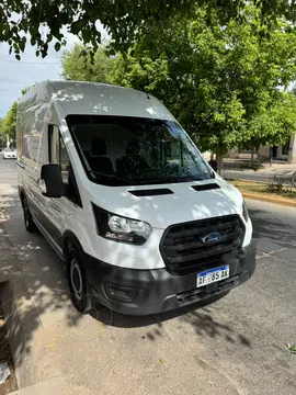 Ford Transit Furgon Largo 2.2L TDi usado (2022) color Blanco precio $51.800.000