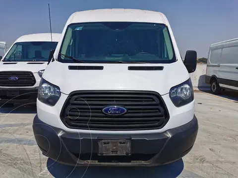 Ford Transit Gasolina Van usado (2018) color Blanco financiado en mensualidades(enganche $110,500 mensualidades desde $10,822)