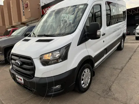 Ford Transit Diesel 15 Pasajeros usado (2020) color Blanco precio $649,999