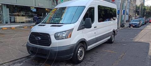 Ford Transit Gasolina Bus 15 Pasajeros usado (2017) color Blanco precio $455,000