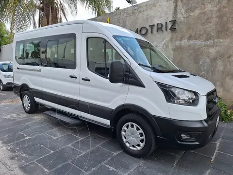 Ford Transit Diesel 15 Pasajeros usado (2020) color Blanco precio $649,000