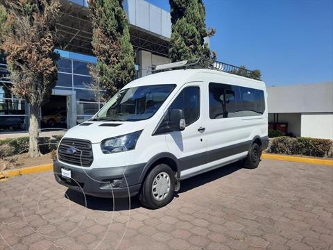 Ford Transit Gasolina Bus 15 Pasajeros usado (2019) color Blanco precio $590,000