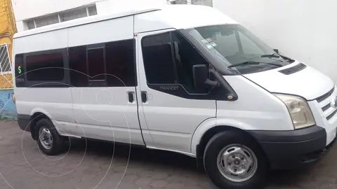 Ford Transit Diesel Bus 15 Pasajeros usado (2013) color Blanco precio $215,000