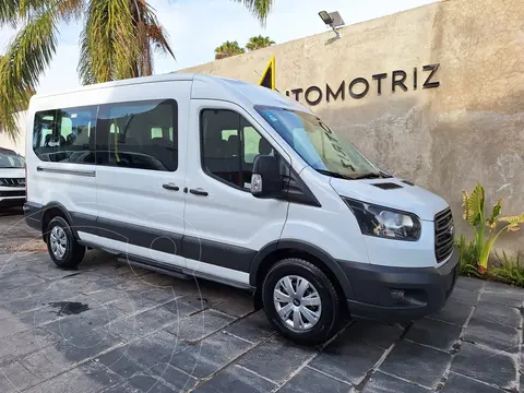 Ford Transit Diesel 15 Pasajeros usado (2018) color Blanco precio $619,000