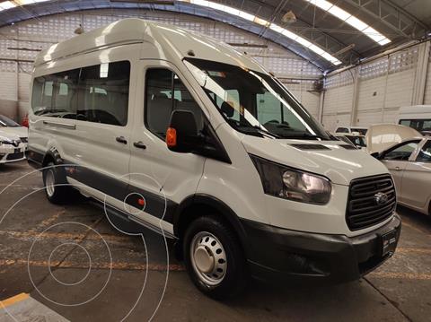 Ford Transit Gasolina Bus 15 Pasajeros usado (2018) color Blanco precio $495,000