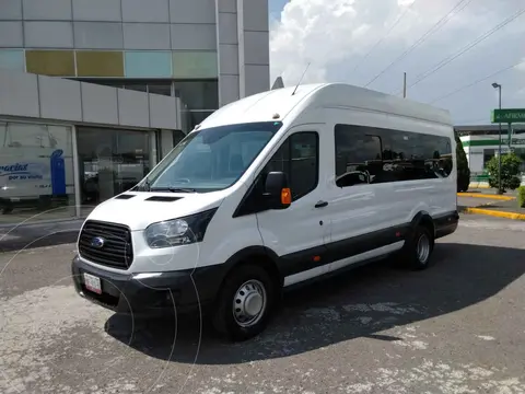 Ford Transit Diesel Bus 18 Pasajeros usado (2018) color Blanco financiado en mensualidades(enganche $115,360 mensualidades desde $12,586)