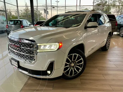 GMC Acadia Denali usado (2020) color Blanco financiado en mensualidades(enganche $123,380 mensualidades desde $17,614)