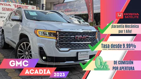 GMC Acadia Denali usado (2023) color Blanco financiado en mensualidades(enganche $276,745 mensualidades desde $15,706)