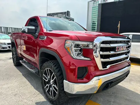 GMC Sierra Cabina Regular SLE 4x4 usado (2019) color Rojo financiado en mensualidades(enganche $179,600 mensualidades desde $23,635)
