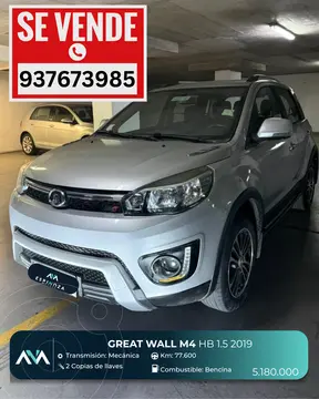 Great Wall M4 1.5L EN usado (2019) color Plata precio $5.180.000