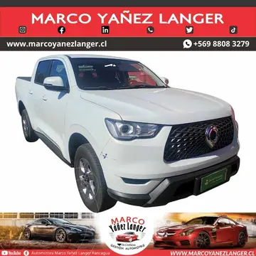 Great Wall Poer Elite 4x2 usado (2022) color Blanco precio $15.600.000