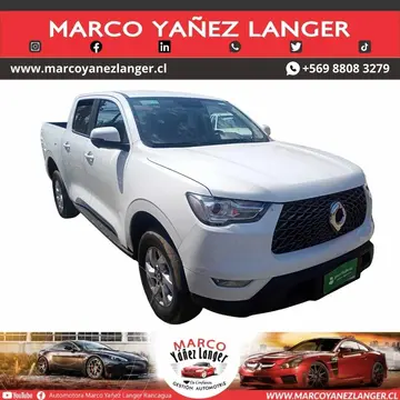 Great Wall Poer Deluxe 4x2 usado (2021) color Plata precio $13.890.000