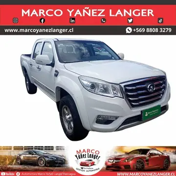 Great Wall Wingle 6 2.4L 4x4 Elite usado (2017) color Blanco precio $8.790.000