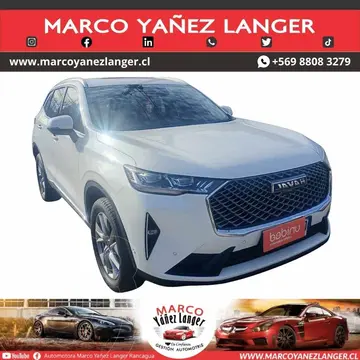 Haval H6 2.0L Deluxe Aut usado (2022) color Blanco precio $14.790.000
