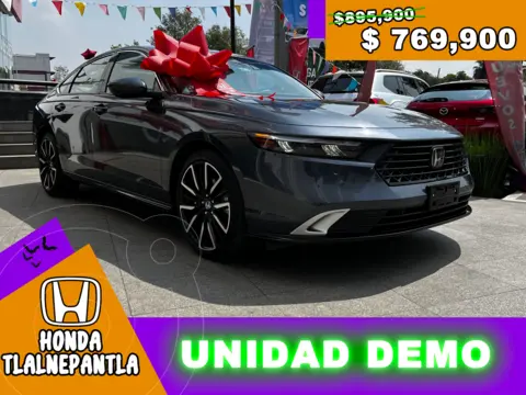 Honda Accord Hybrid Touring usado (2024) color Gris Oscuro precio $769,900
