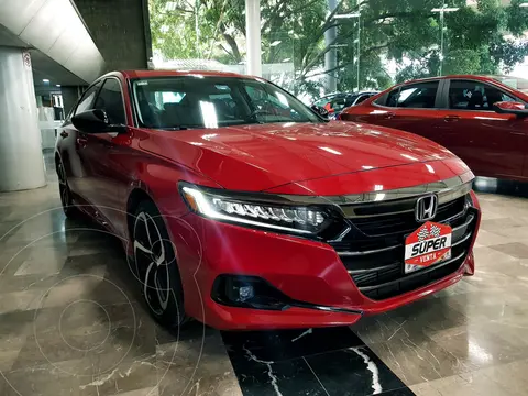Honda Accord Sport Plus usado (2022) color Rojo financiado en mensualidades(enganche $184,380 mensualidades desde $9,912)