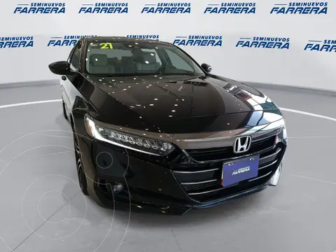 Honda Accord Touring usado (2021) color Negro financiado en mensualidades(enganche $136,475 mensualidades desde $11,320)