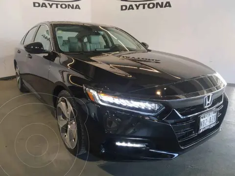 Honda Accord Touring usado (2018) color Negro financiado en mensualidades(enganche $99,800)