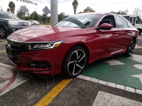 Honda Accord Sport Plus usado (2018) color Rojo financiado en mensualidades(enganche $44,000)