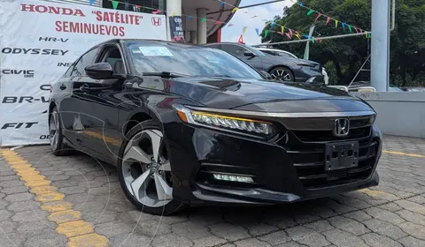 Honda Accord Touring usado (2019) color Negro financiado en mensualidades(enganche $148,000 mensualidades desde $6,507)
