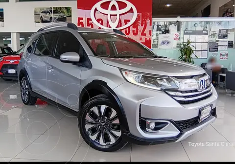 Honda BR-V Prime usado (2021) color plateado financiado en mensualidades(enganche $125,400 mensualidades desde $5,387)