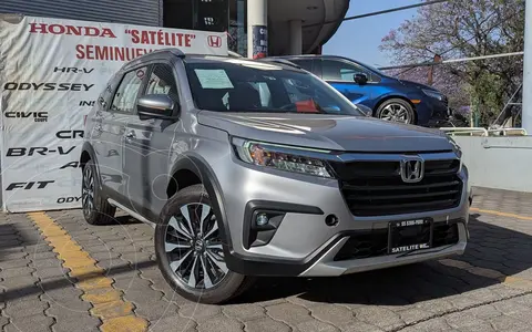 Honda BR-V Touring usado (2024) color plateado financiado en mensualidades(enganche $169,715 mensualidades desde $9,632)