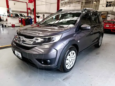 Honda BR-V Prime usado (2018) color Gris financiado en mensualidades(enganche $76,585 mensualidades desde $8,132)