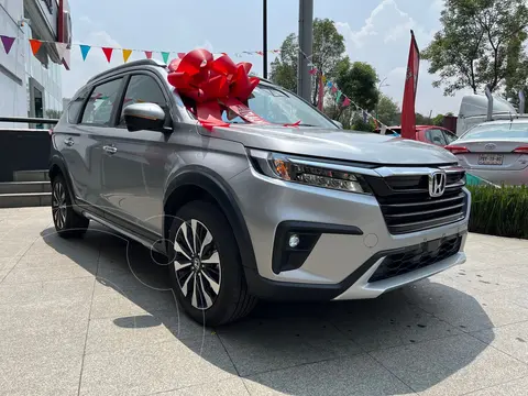 Honda BR-V Touring usado (2025) color plateado financiado en mensualidades(enganche $200,598 mensualidades desde $8,440)