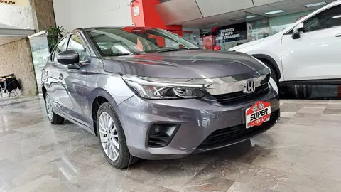 Honda City Prime Aut usado (2022) color Gris Oscuro financiado en mensualidades(enganche $141,702 mensualidades desde $5,962)