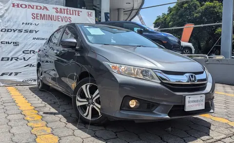 Honda City EX 1.5L Aut usado (2017) color Gris precio $225,000