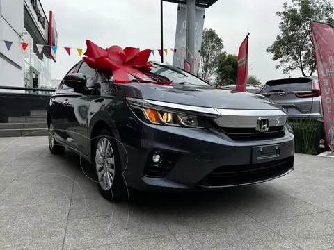 Honda City Prime Aut usado (2022) color Gris Oscuro financiado en mensualidades(enganche $140,030 mensualidades desde $5,892)