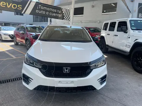 Honda City Sport Aut usado (2022) color Blanco Platinado financiado en mensualidades(enganche $72,500 mensualidades desde $6,980)