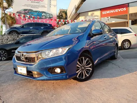 Honda City EX 1.5L Aut usado (2020) color Azul precio $279,500