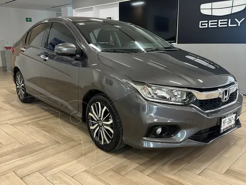 Honda City EX 1.5L Aut usado (2018) color Gris precio $258,000