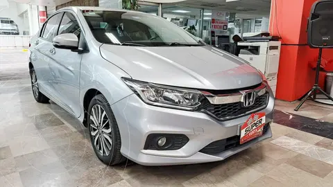 Honda City EX 1.5L Aut usado (2019) color plateado financiado en mensualidades(enganche $88,680 mensualidades desde $4,767)