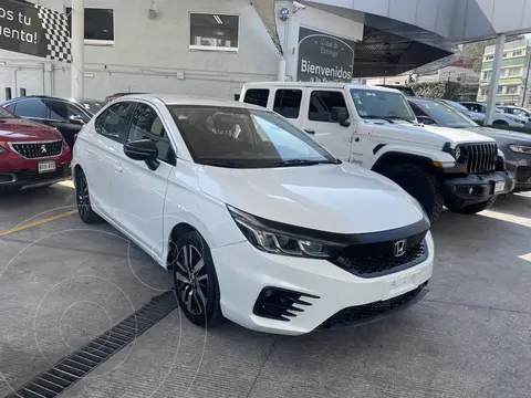 Honda City Sport Aut usado (2022) color Blanco Platinado financiado en mensualidades(enganche $46,000 mensualidades desde $6,065)