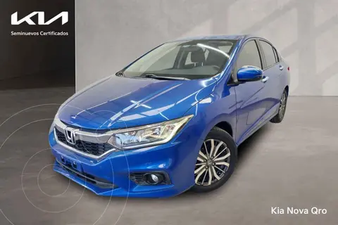 Honda City EX 1.5L Aut usado (2020) color Azul financiado en mensualidades(enganche $74,938 mensualidades desde $6,433)
