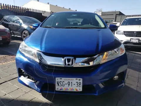 Honda City EX 1.5L Aut usado (2017) color Azul financiado en mensualidades(enganche $65,750 mensualidades desde $6,870)
