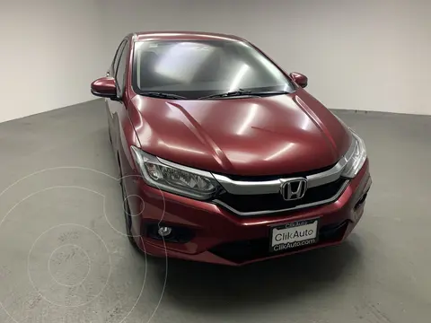 Honda City EX 1.5L Aut usado (2018) color Rojo financiado en mensualidades(enganche $58,000 mensualidades desde $7,400)