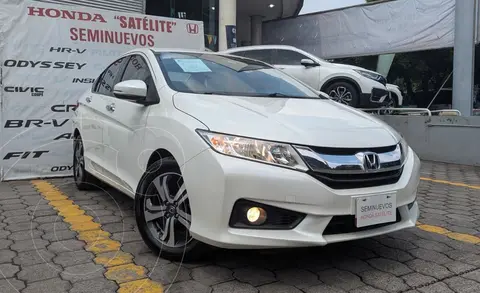 Honda City EX 1.5L Aut usado (2017) color Blanco precio $210,000
