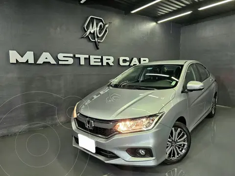 Honda City EX 1.5L Aut usado (2020) color plateado precio $259,000