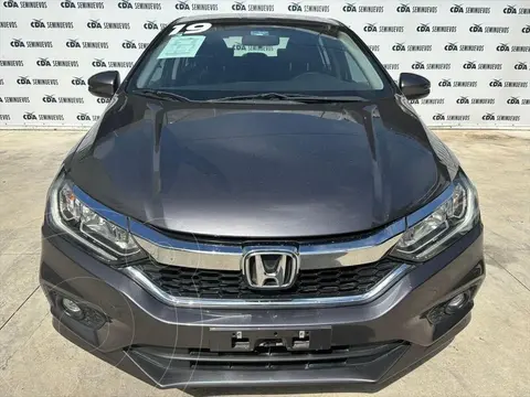 Honda City EX 1.5L Aut usado (2019) color Gris Oscuro precio $305,000
