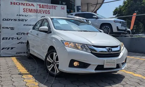 Honda City EX 1.5L Aut usado (2017) color Blanco financiado en mensualidades(enganche $79,800 mensualidades desde $4,529)