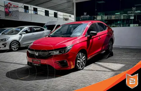 Honda City Sport Aut usado (2021) color Rojo financiado en mensualidades(enganche $61,980 mensualidades desde $7,104)